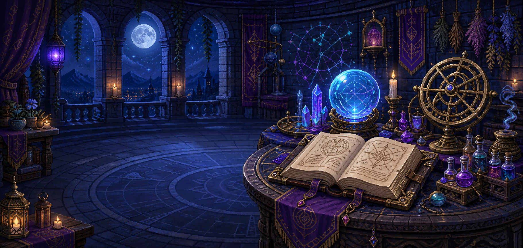 An arcane study