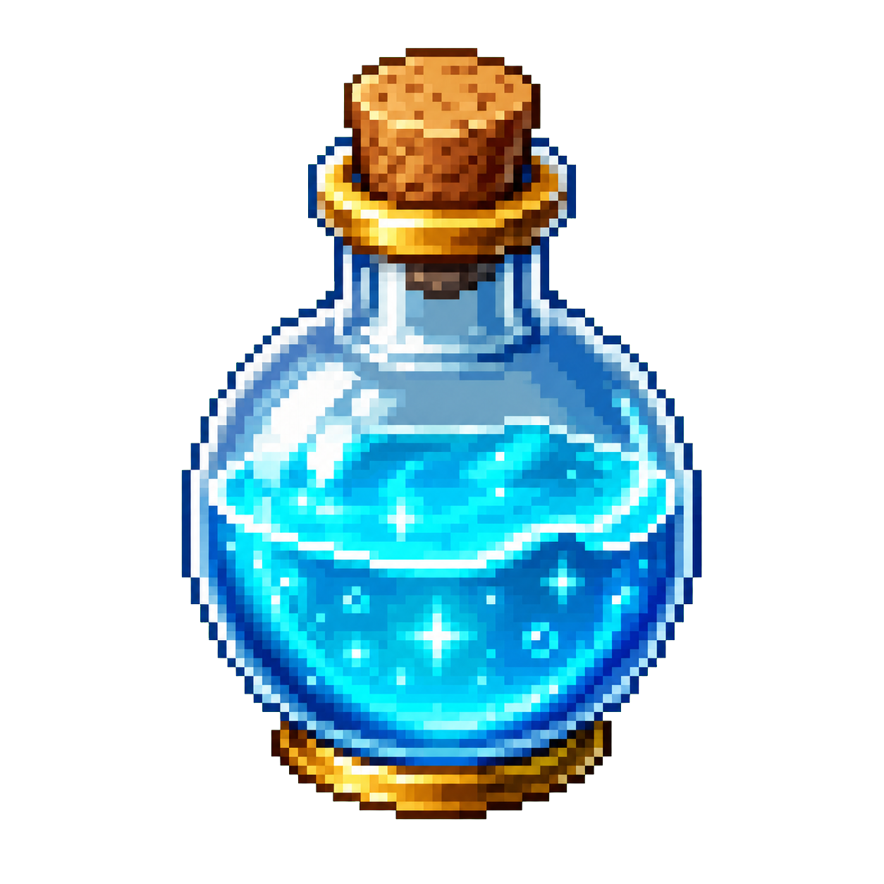 Pixel-art magical potion
