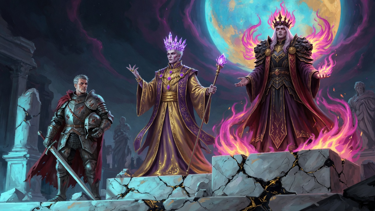 Three villains of rising grandeur